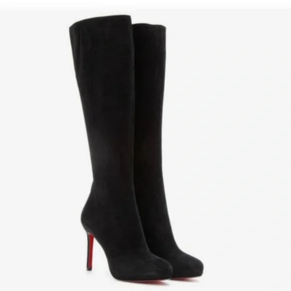 Christian Louboutin Tall Boots 37 100mm - Picture 1 of 6